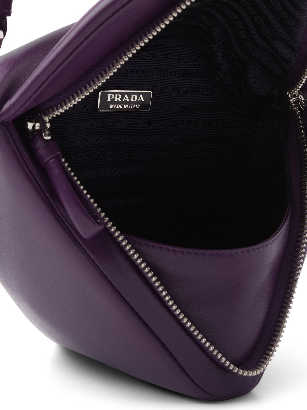 Pra*a logo-patch tote bag