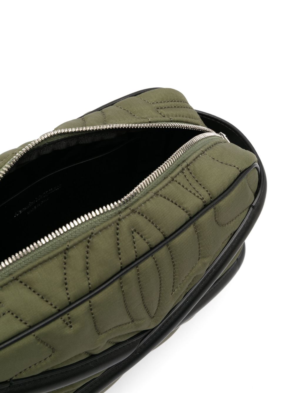 Alexander McQueen The Harness quilted camera bag