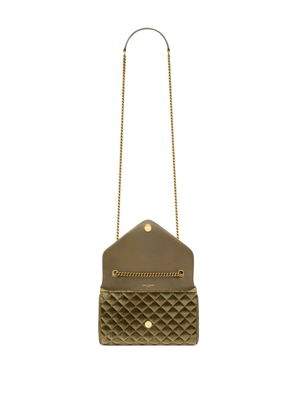 Saint Laurent small Envelope velvet shoulder bag