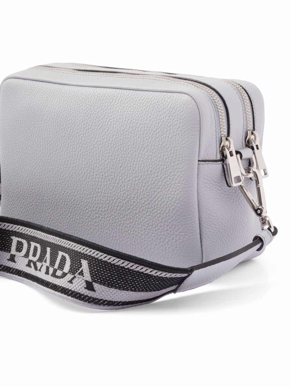 Pra*a flou logo-plaque shoulder bag