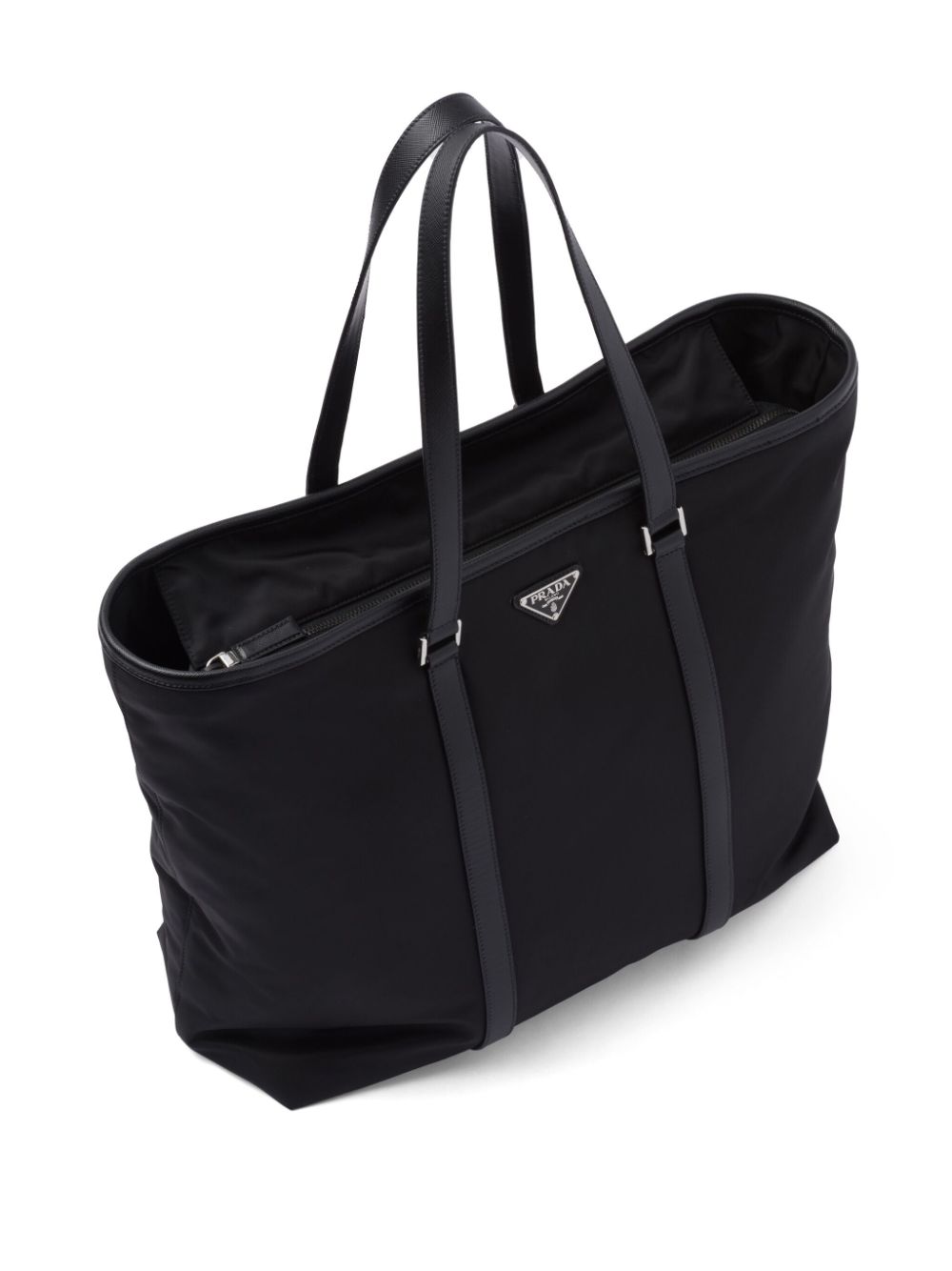 Pra*a logo-plaque tote bag