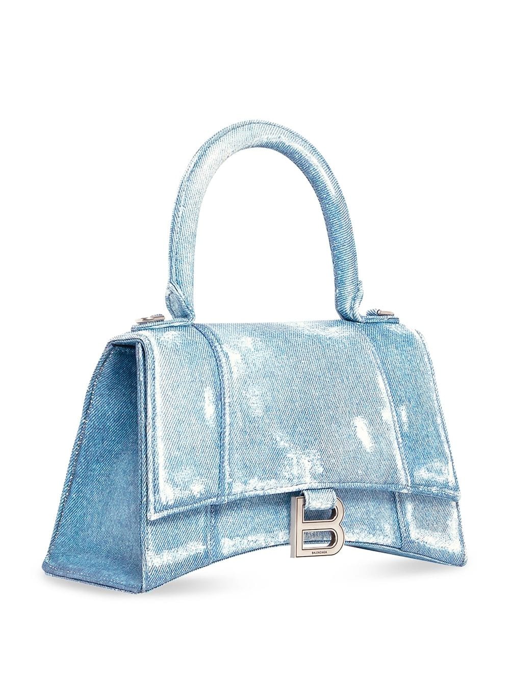 Ba*len*cia*ga s hourglass top-handle bag