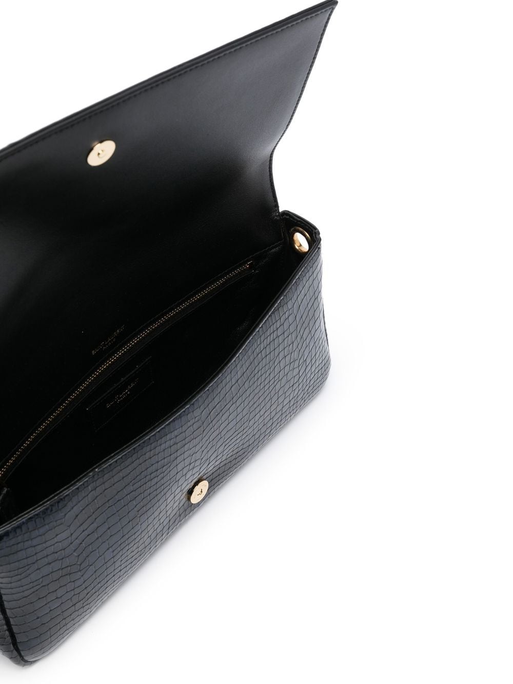 Saint Laurent Kate crocodile-embossed shoulder bag