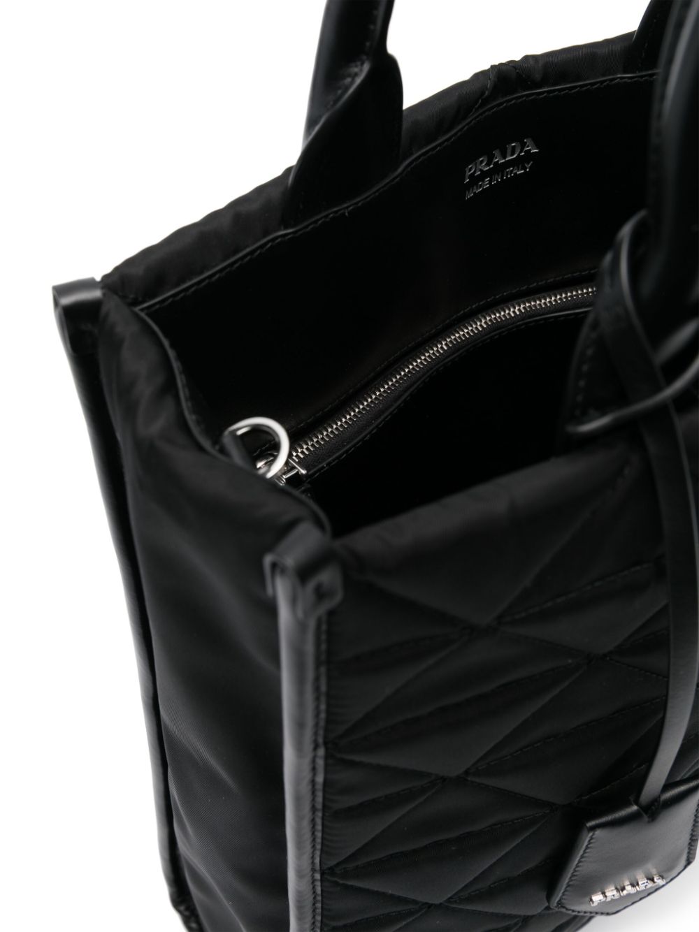 Pra*a re-nylon quilted tote bag