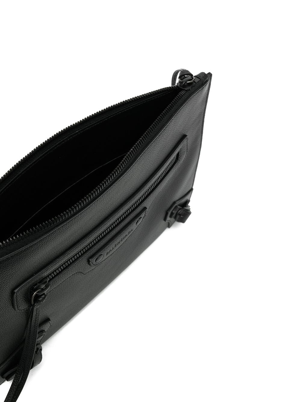 Ba*len*cia*ga zip-detail clutch bag