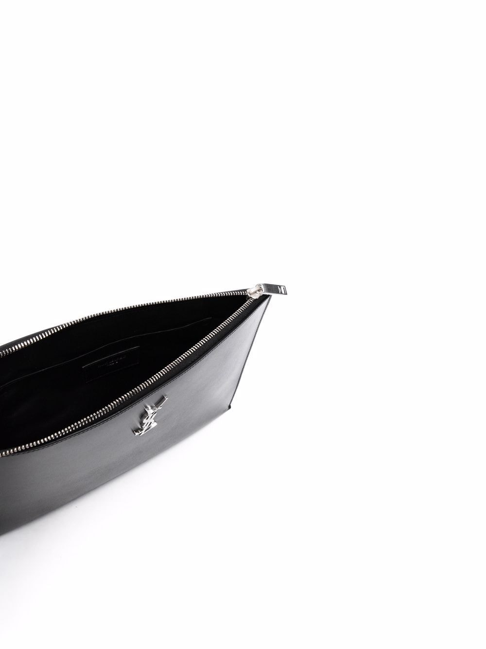 Saint Laurent logo plaque clutch bag