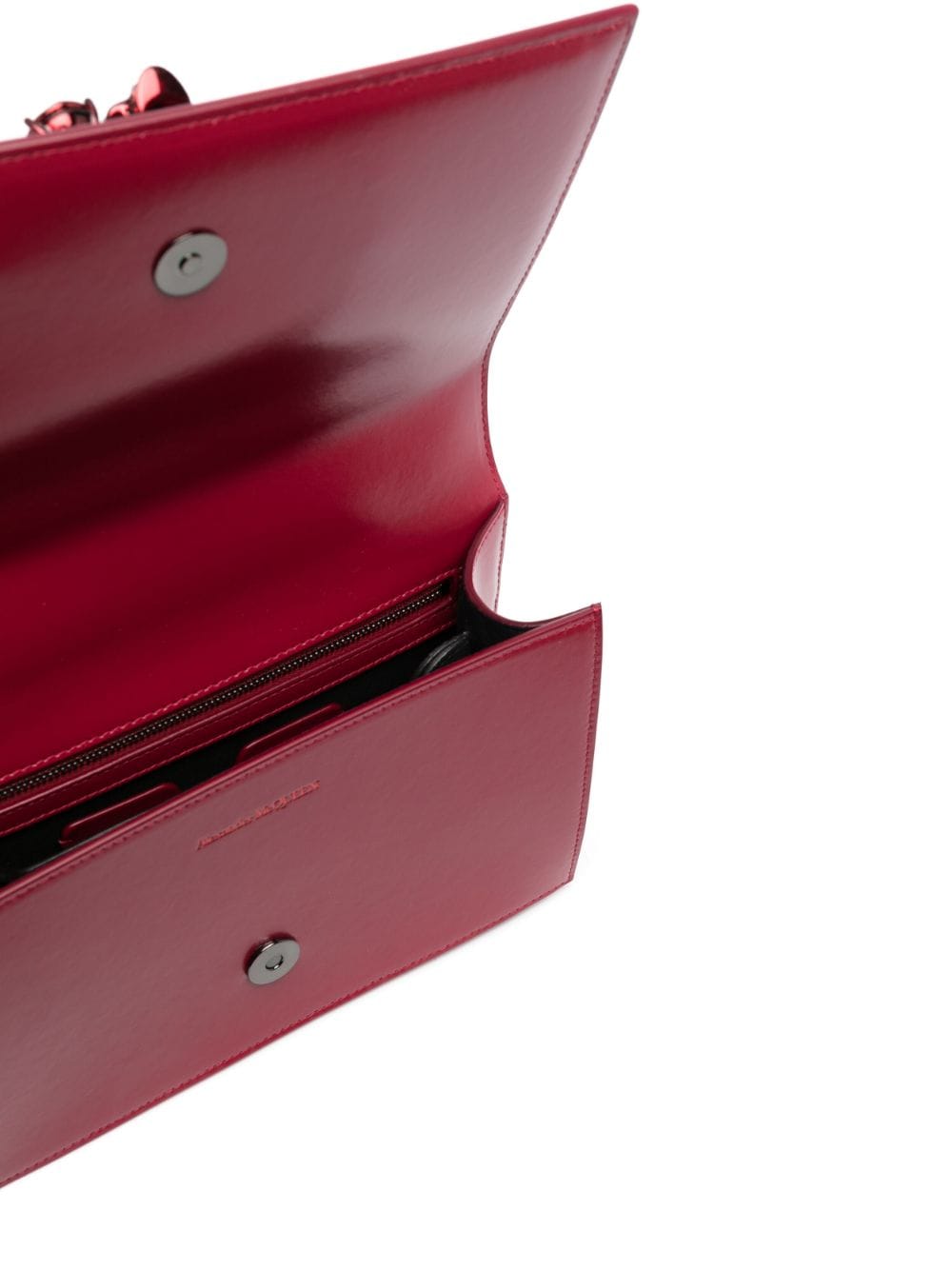 Alexander McQueen Four Ring handle leather shoulder bag