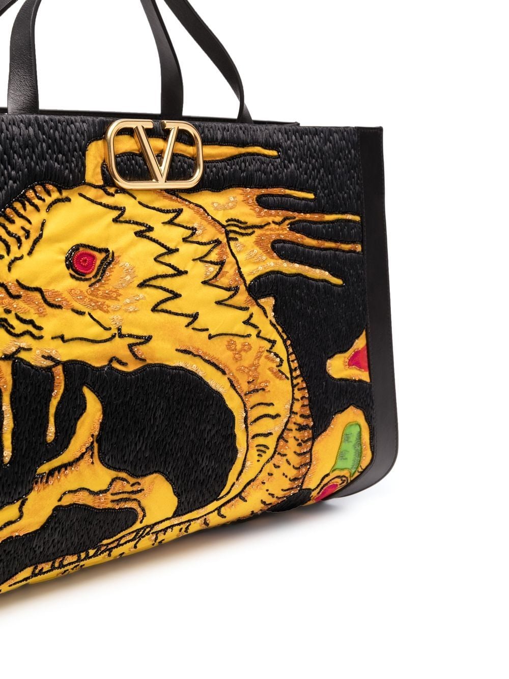 Valentino Garavani Drago Re-Edition VLogo embroidered tote bag