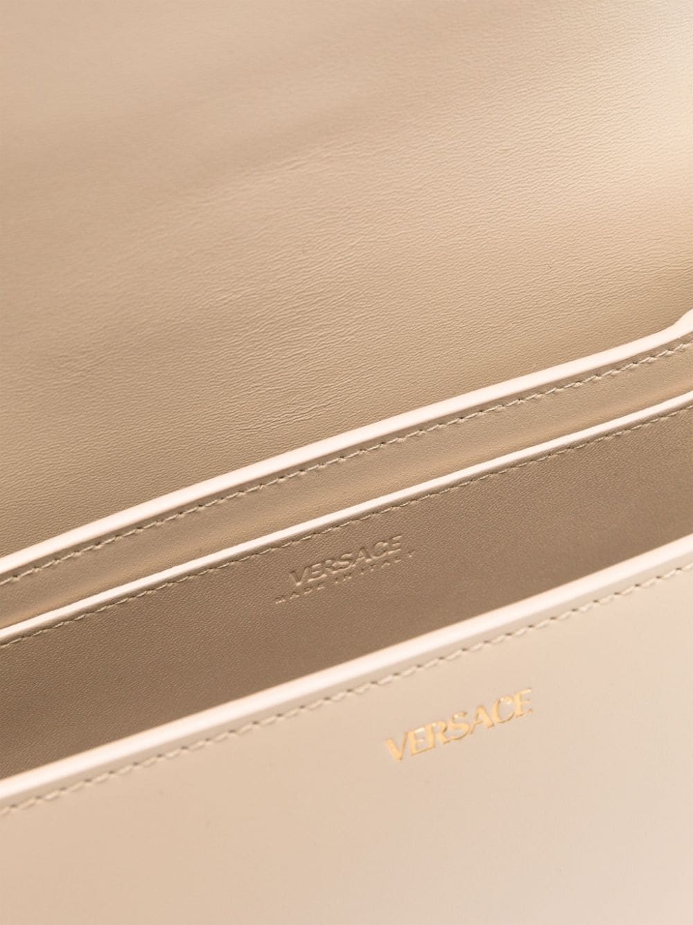 Versace Greca Goddess leather shoulder bag