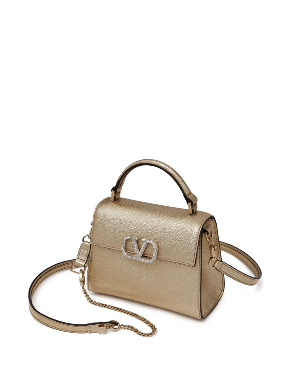 Valentino Garavani mini VSling metallic handbag
