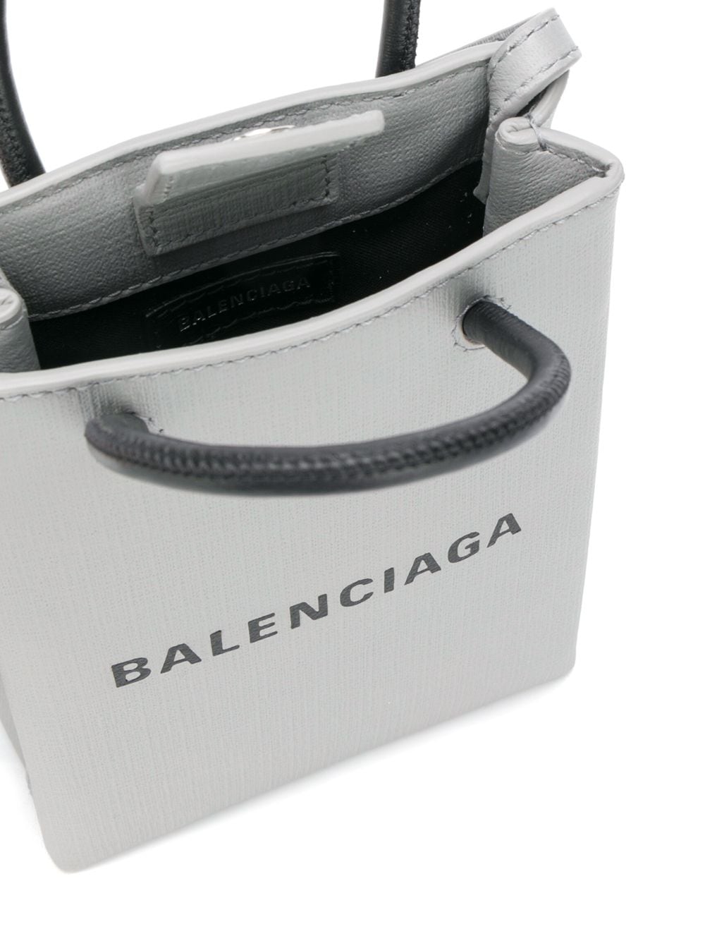 Ba*len*cia*ga logo print crossbody bag