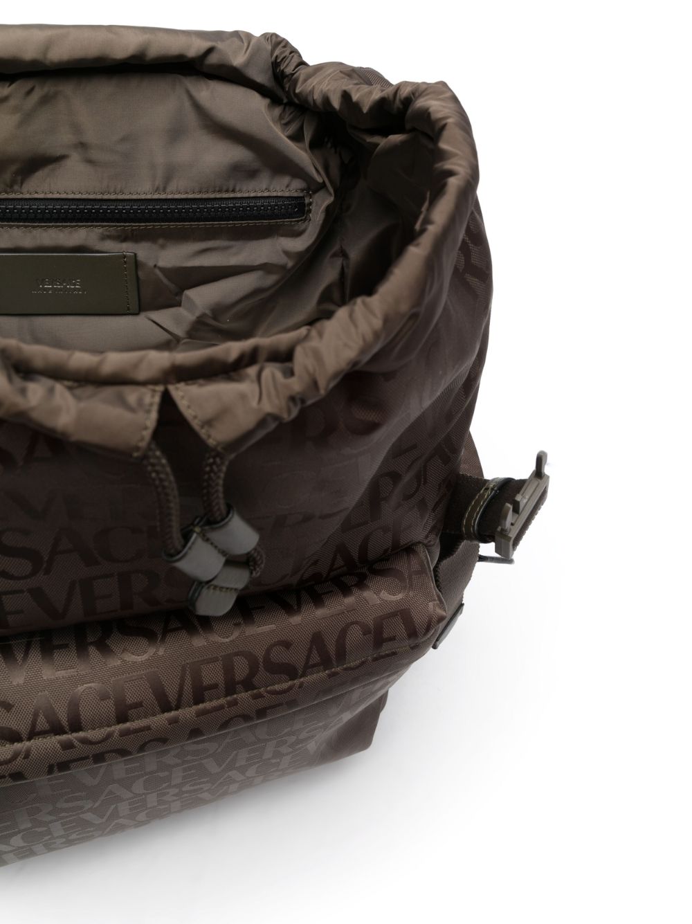 Versace Allover-print backpack