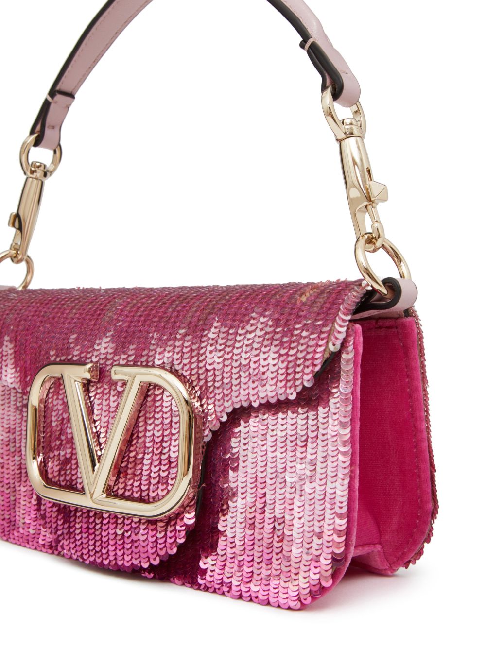Valentino Garavani small Locò embroidered shoulder bag