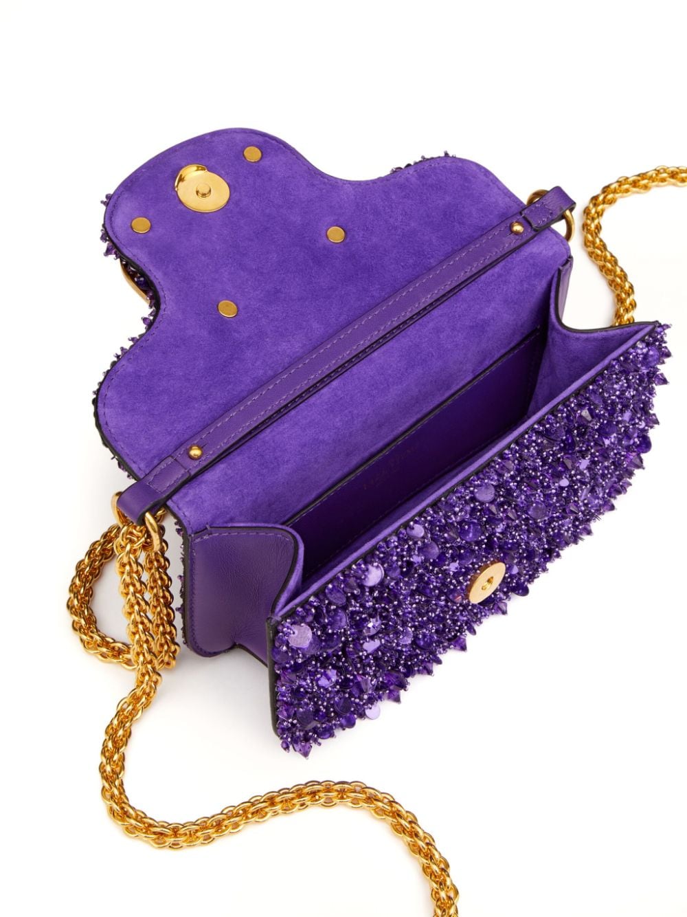 Valentino Garavani small Locò embellished shoulder bag