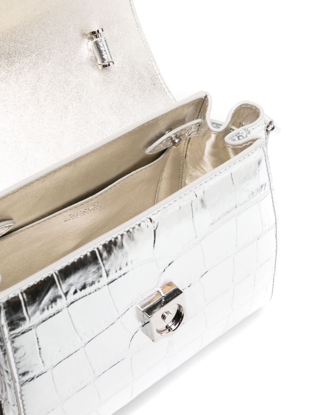 Versace small La Medusa leather tote bag