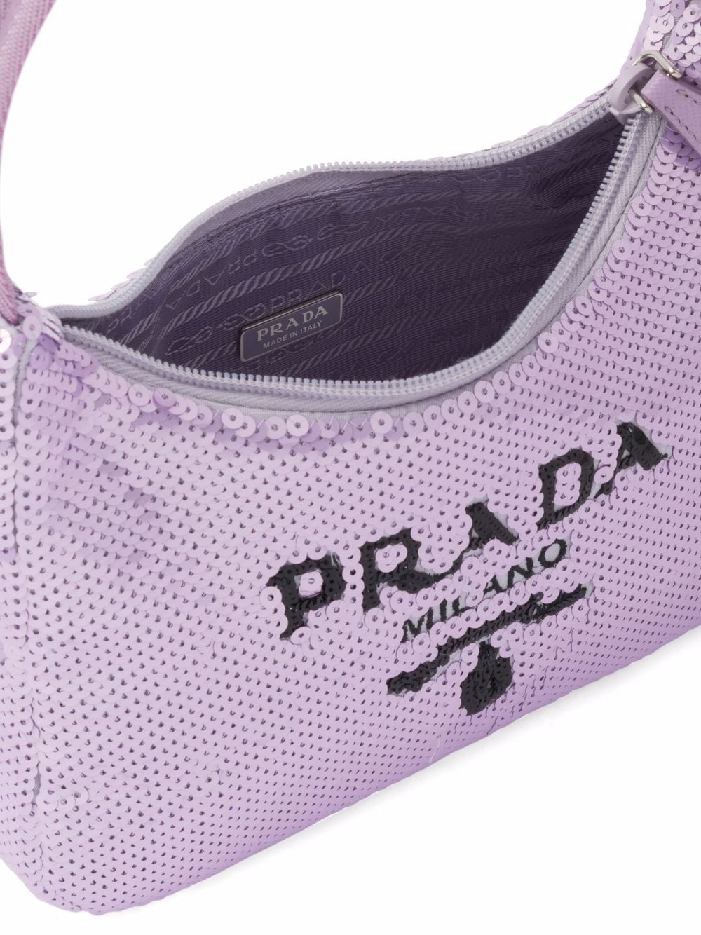 Pra*a re-edition 2000 sequinned mini bag