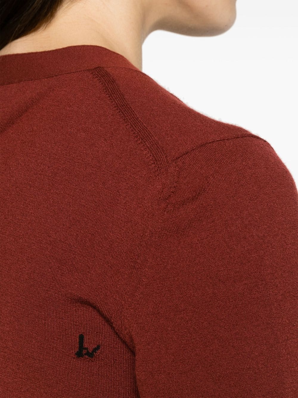 Bo*te*ga ve*ne*ta asymmetric cropped cardigan