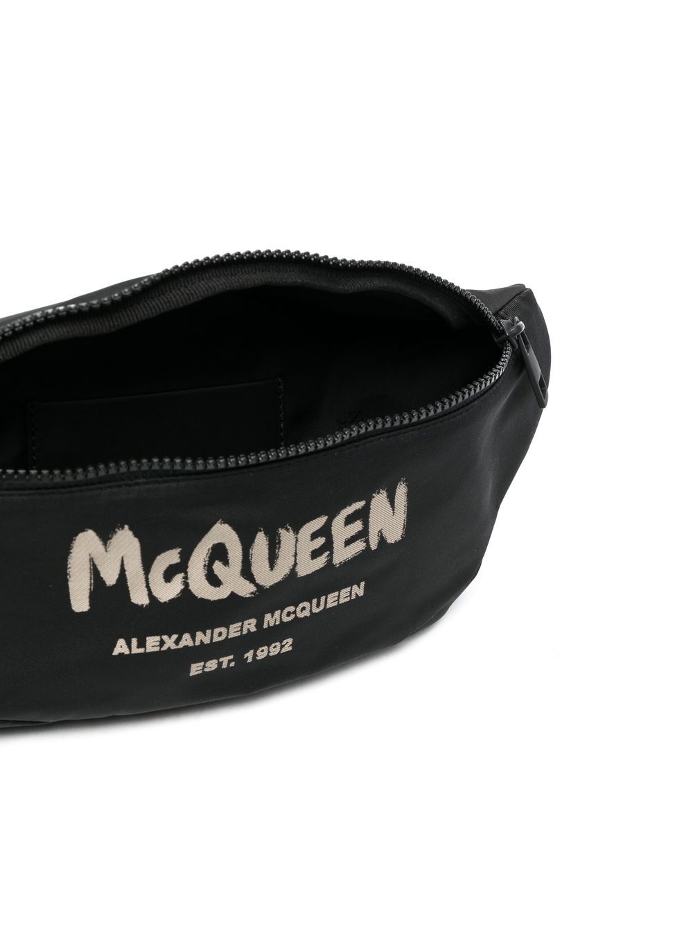 Alexander McQueen logo print belt bag
