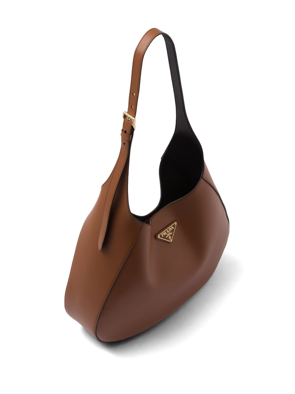 Pra*a leather shoulder bag