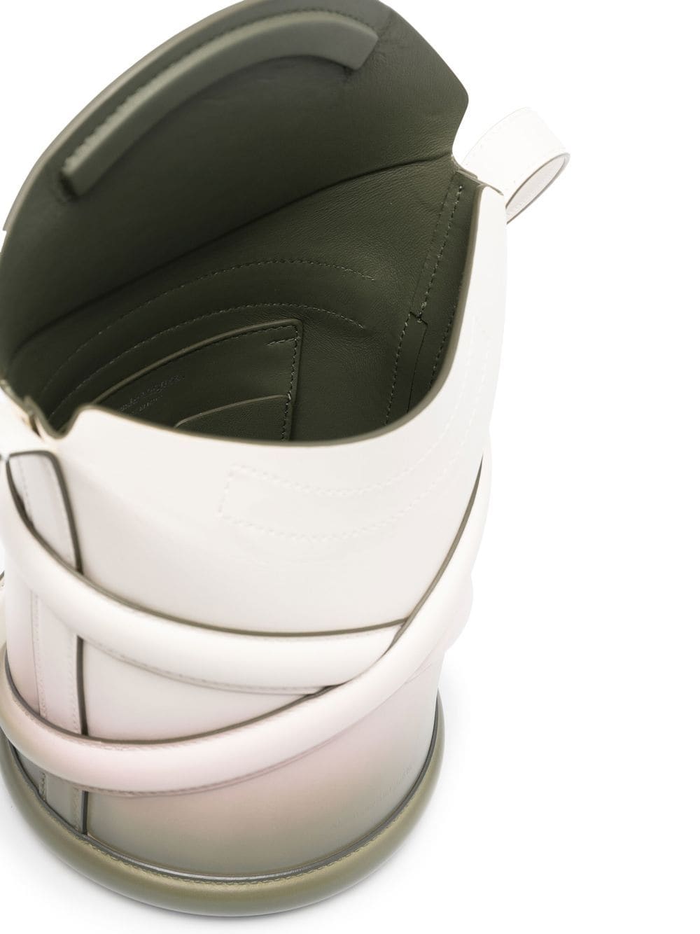 Alexander McQueen debossed-logo bucket bag