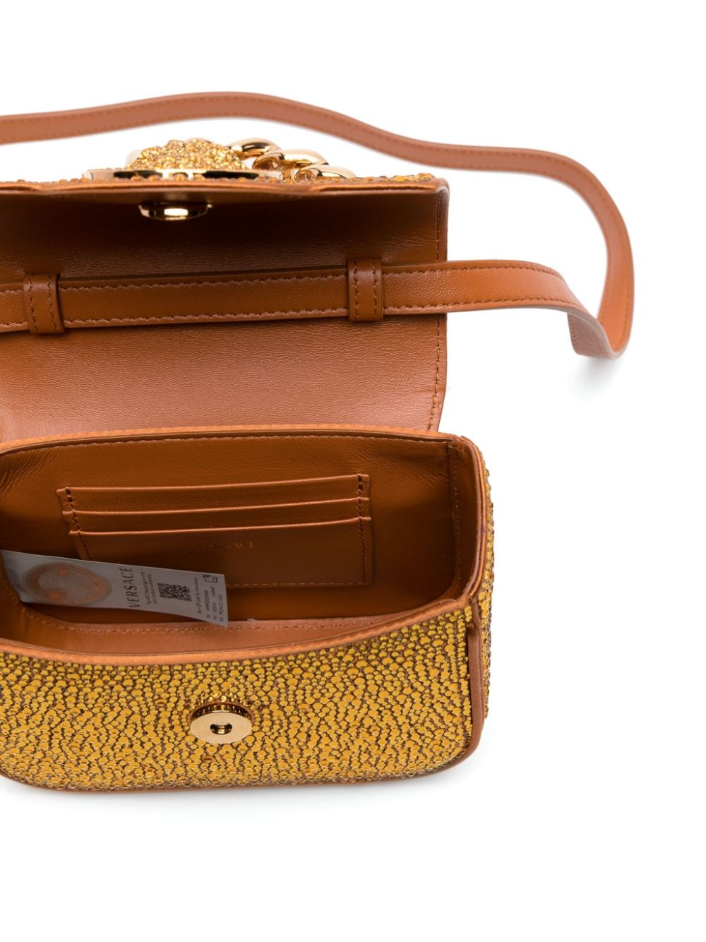 Versace Le Medusa crystal-embellished tote bag