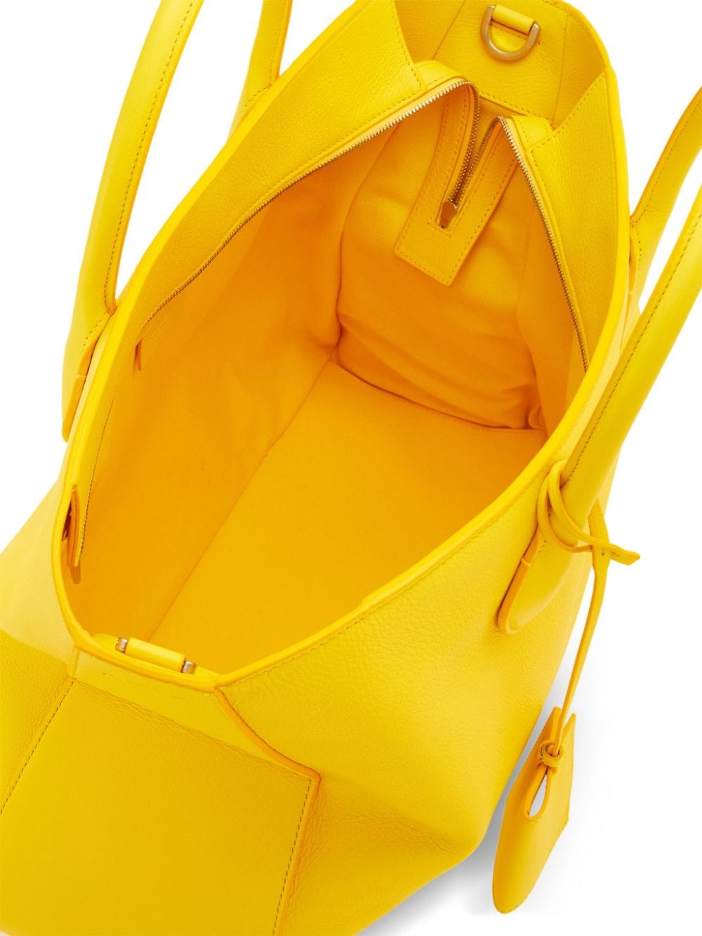 Ferragamo logo-stamp leather tote bag