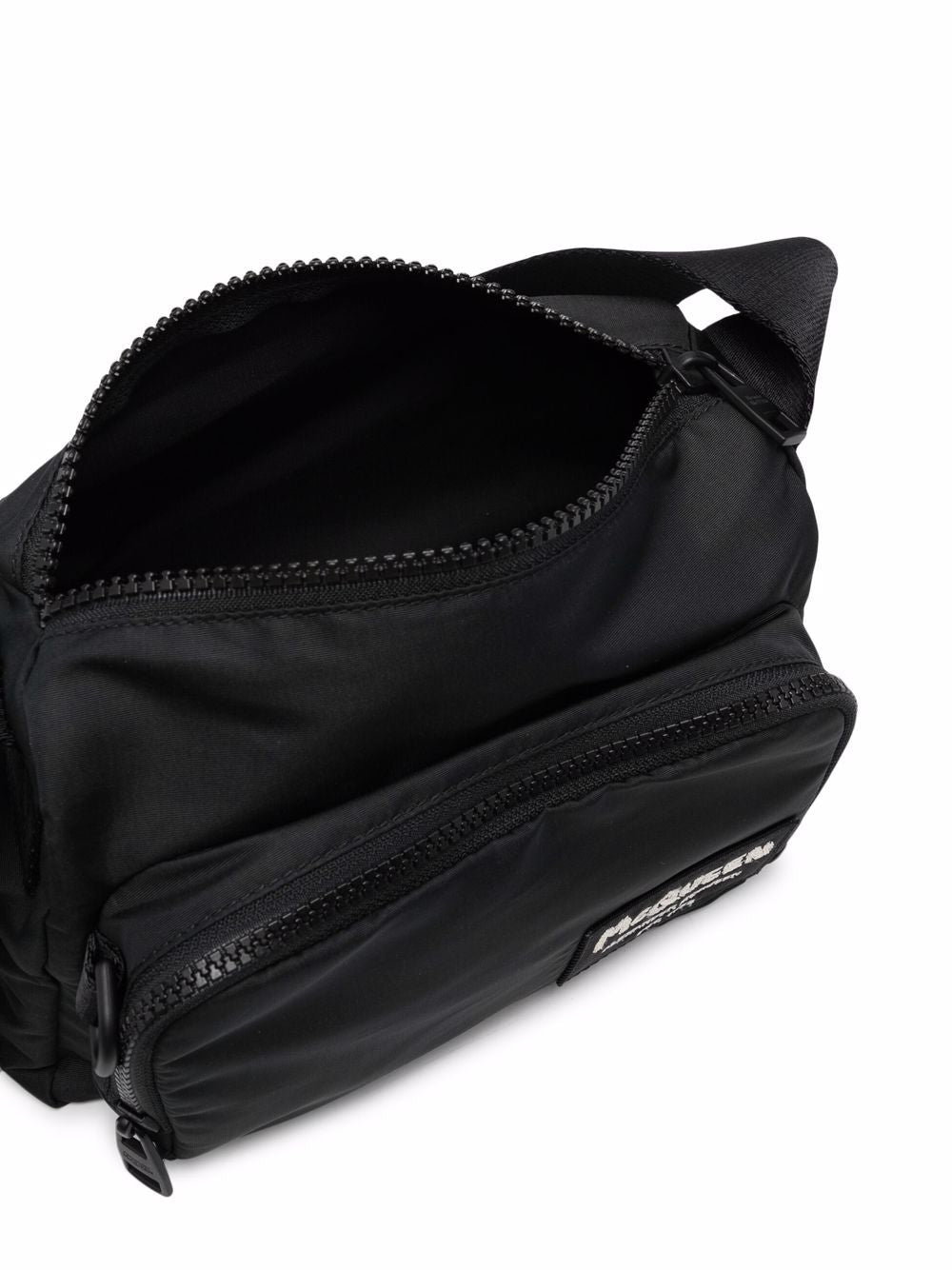 Alexander McQueen logo-patch crossbody bag