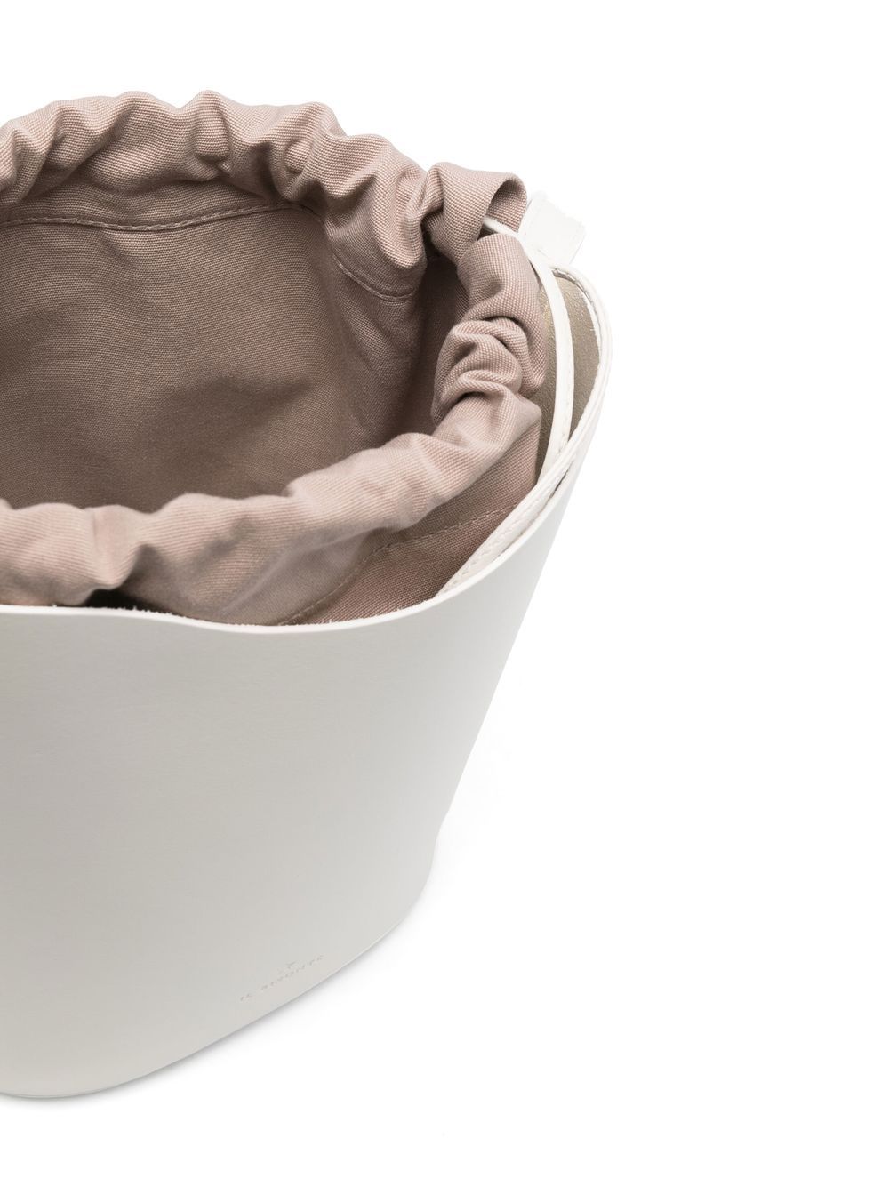 Il Bisonte embossed-logo detail bucket bag