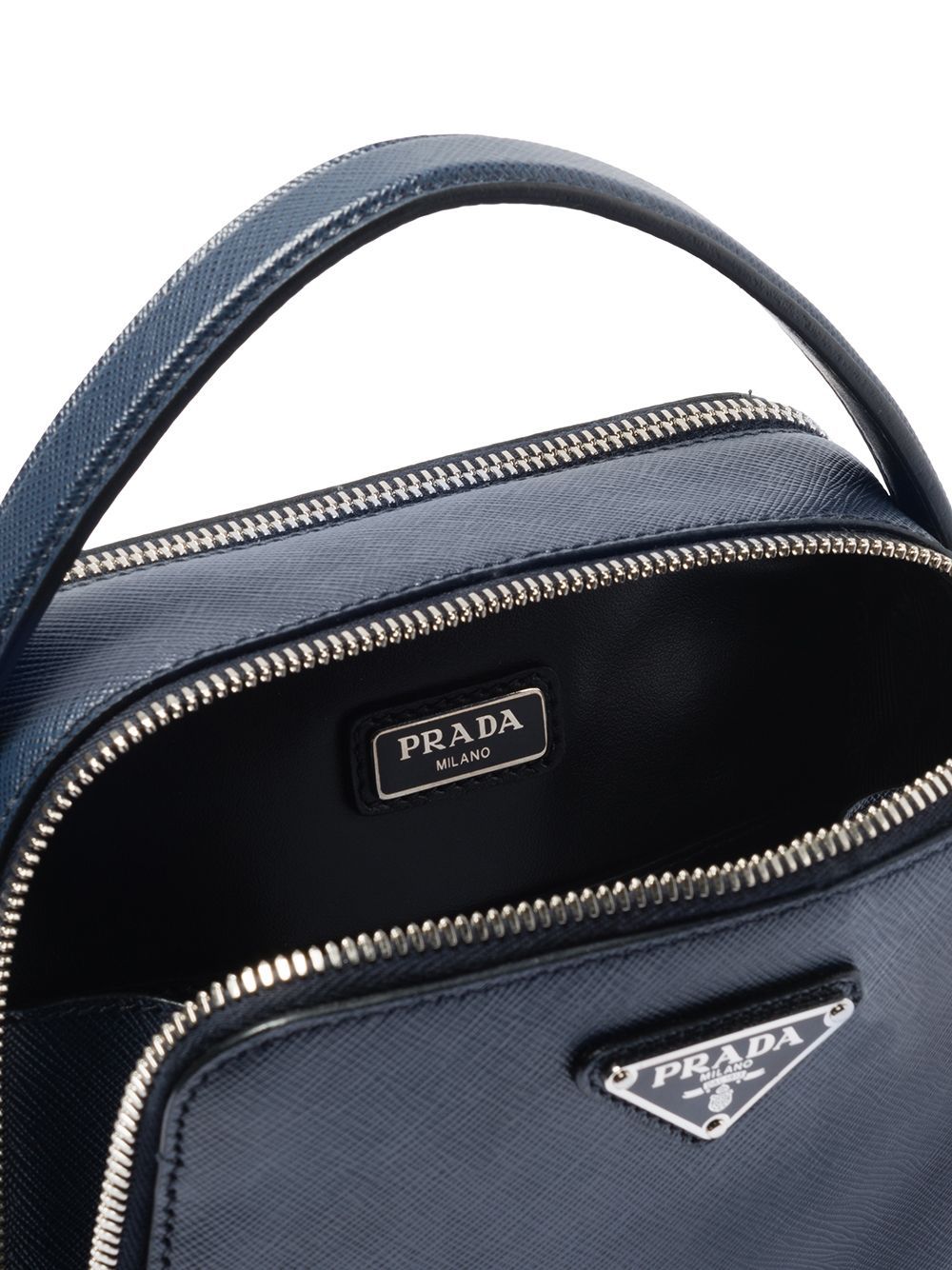 Pra*a saffiano leather shoulder bag