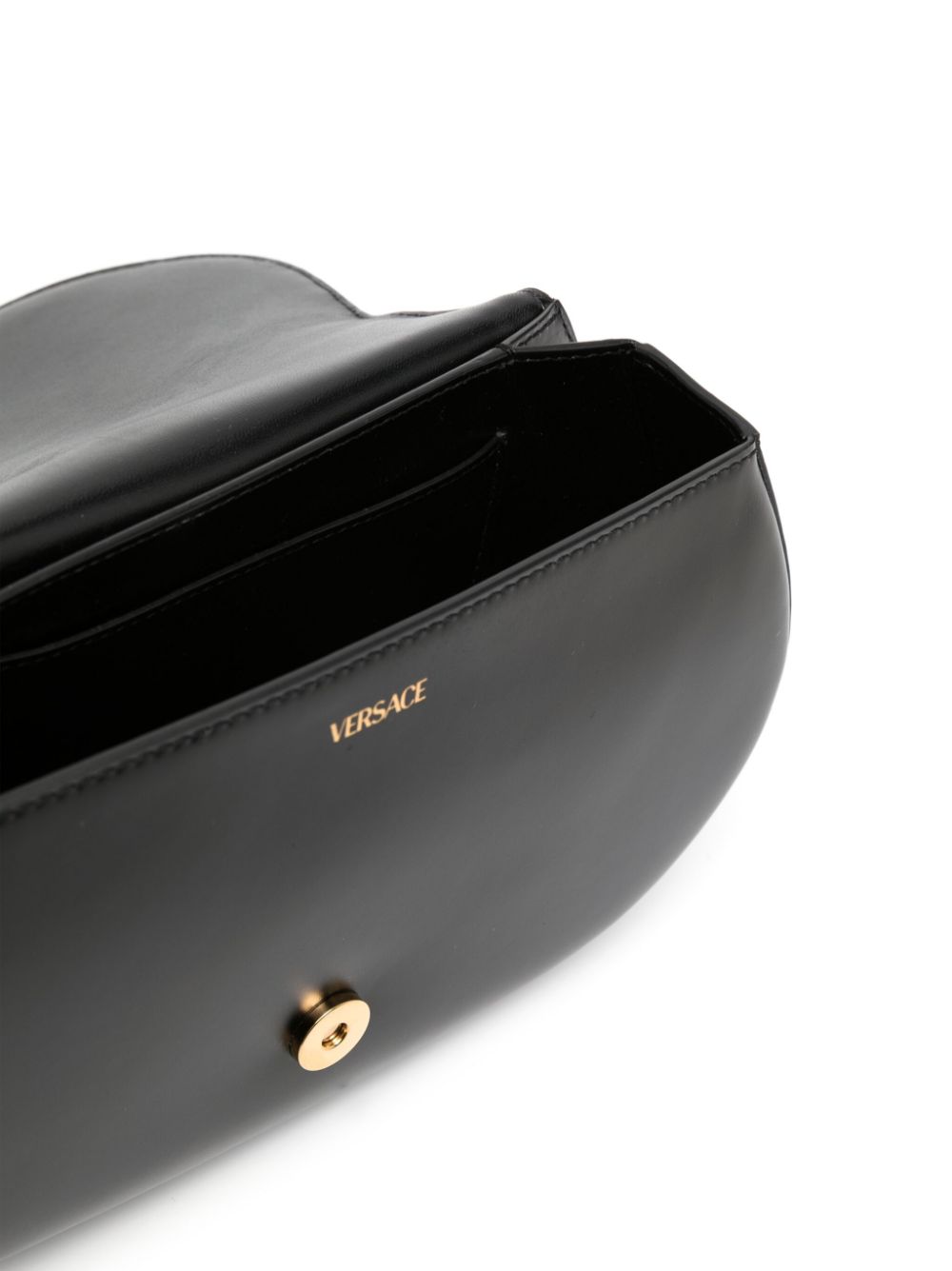 Versace Greca Goddess tweed shoulder bag