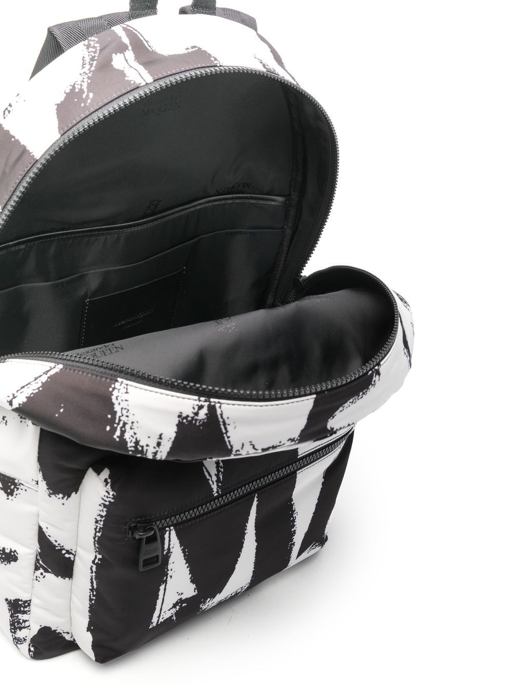 Alexander McQueen graffiti-print backpack