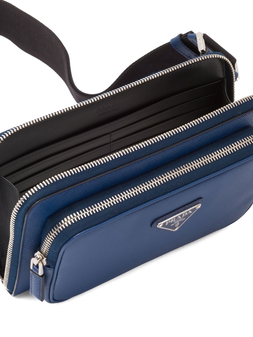 Pra*a logo plaque crossbody bag