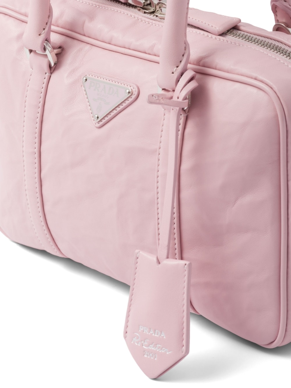 Pra*a medium leather tote bag