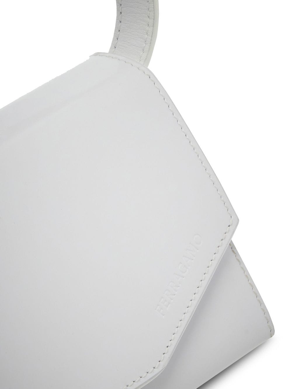 Ferragamo geometric mini clutch