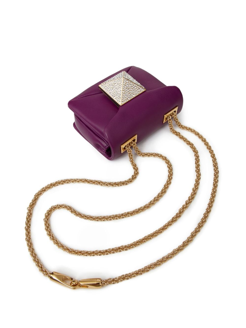 Valentino Garavani micro One Stud crystal embellished bag