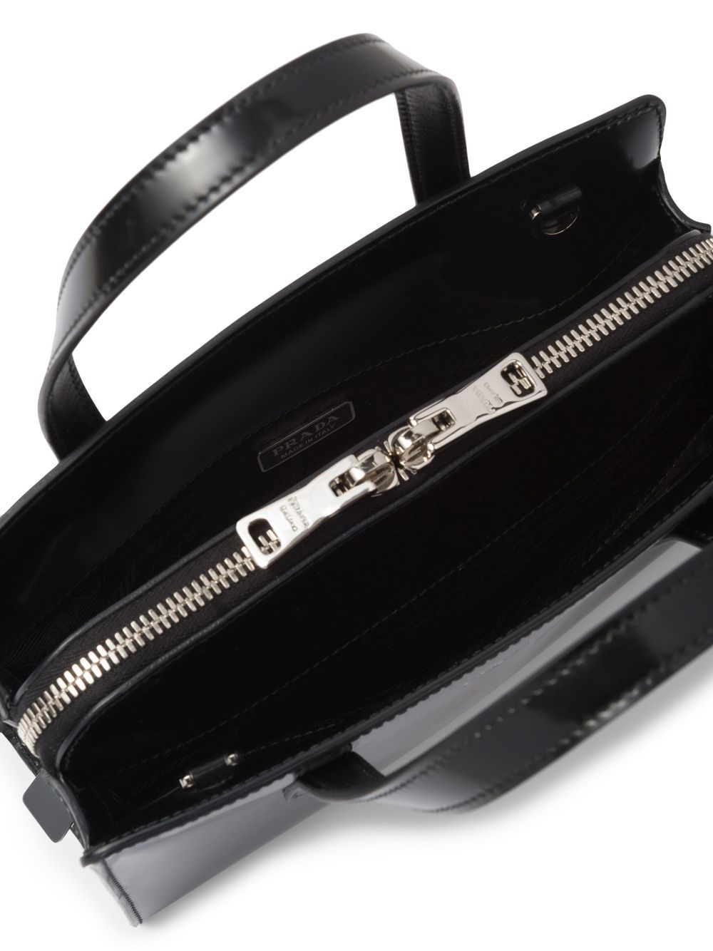 Pra*a mini re-edition 1995 brushed-leather tote bag