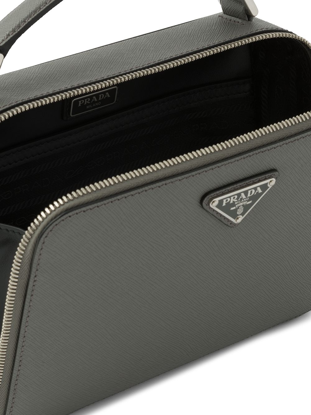 Pra*a logo-plaque belt bag