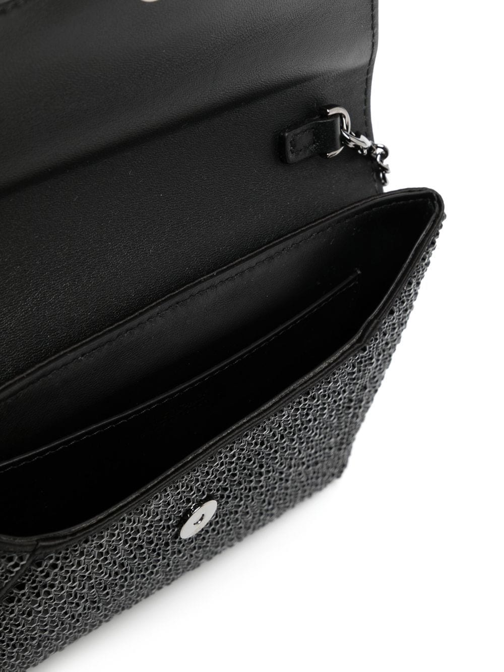 Versace La Medusa crystal envelope clutch