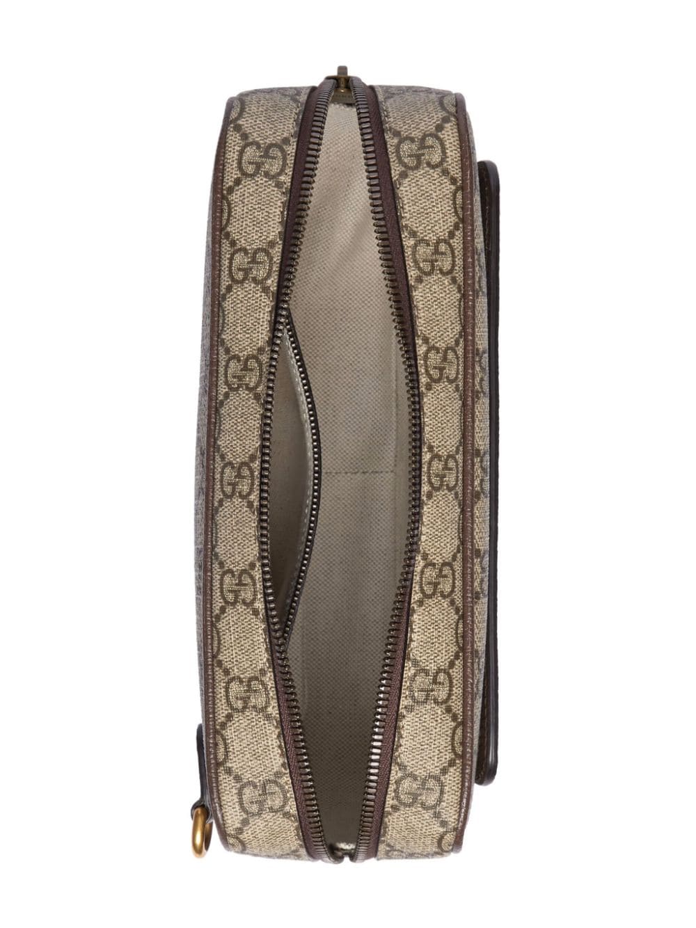 G*u*i ophidia logo-print clutch bag