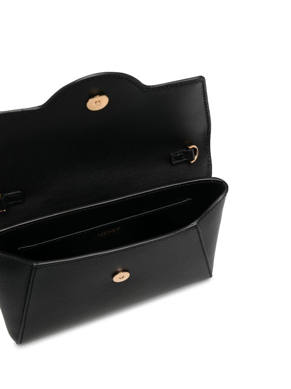 Versace Medusa-plaque leather crossbody bag