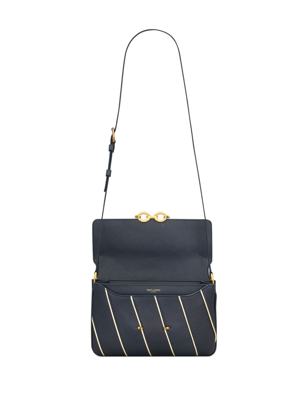 Saint Laurent Le Maillon striped shoulder bag