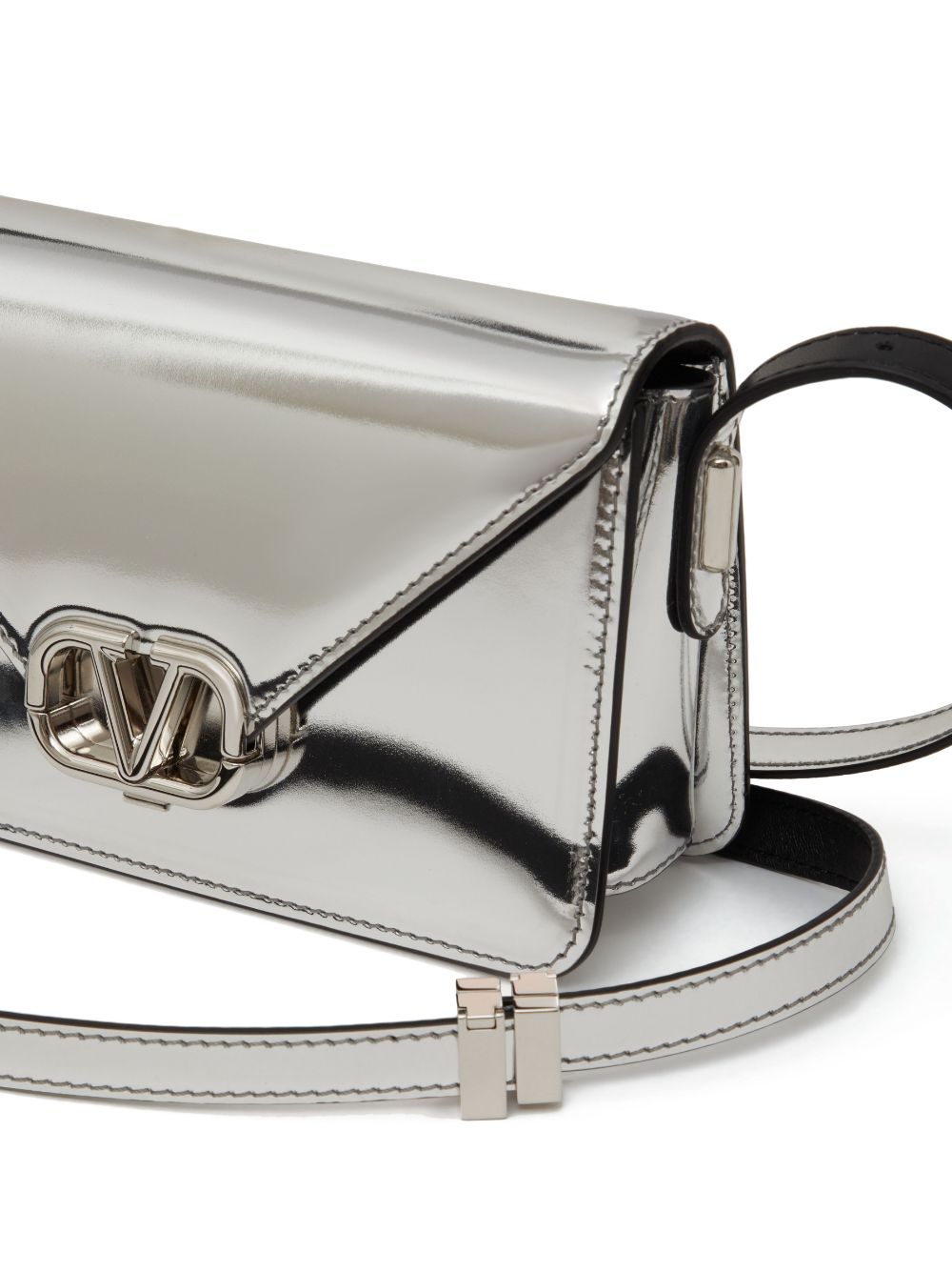 Valentino Garavani small Letter mirrored shoulder bag