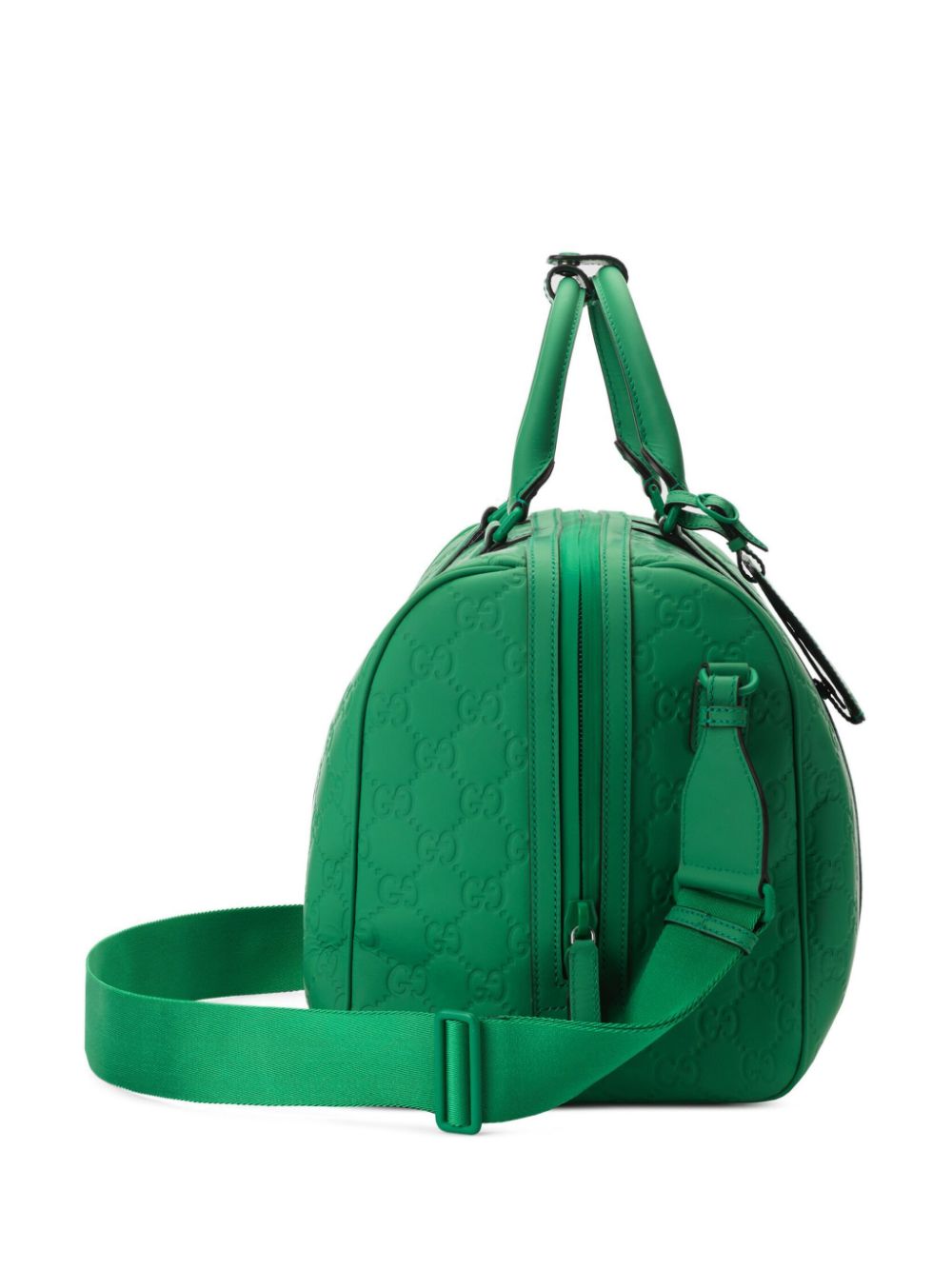 G*u*i large gg-logo duffle bag