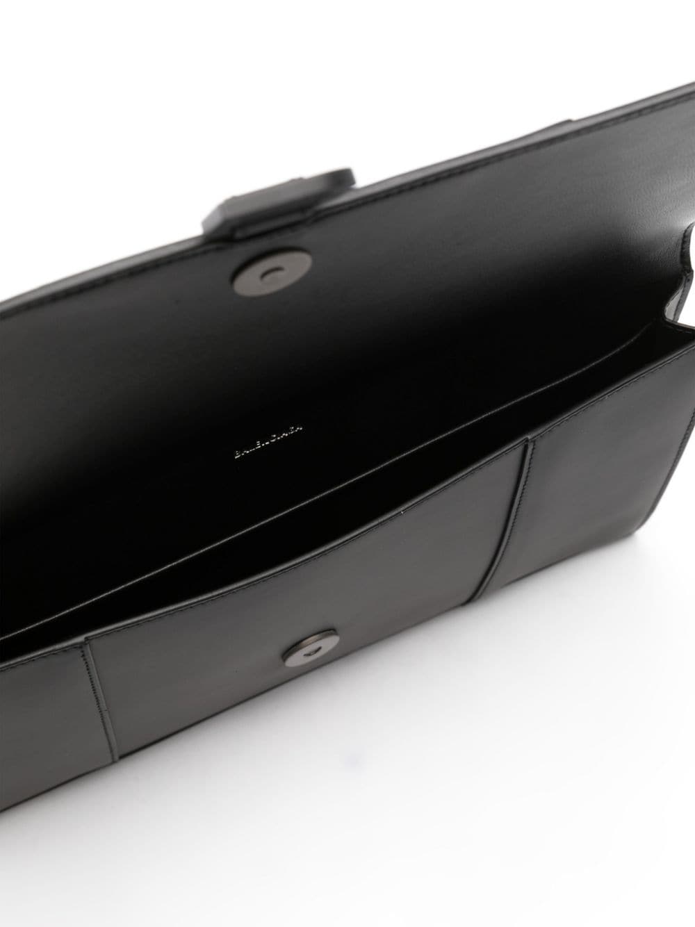 Ba*len*cia*ga hourglass flat clutch bag