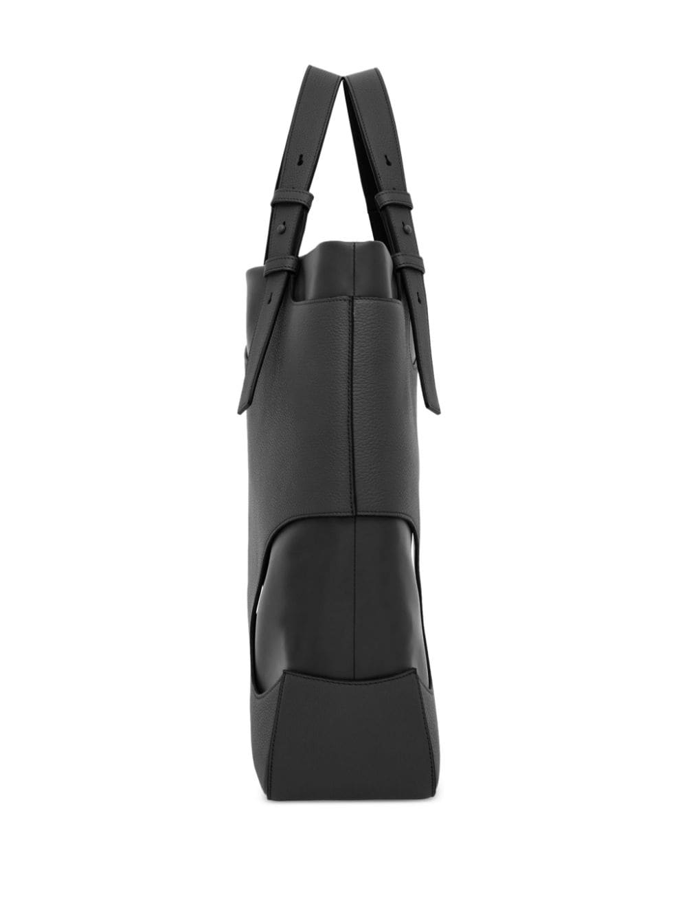 Ferragamo cut-out detail leather tote bag