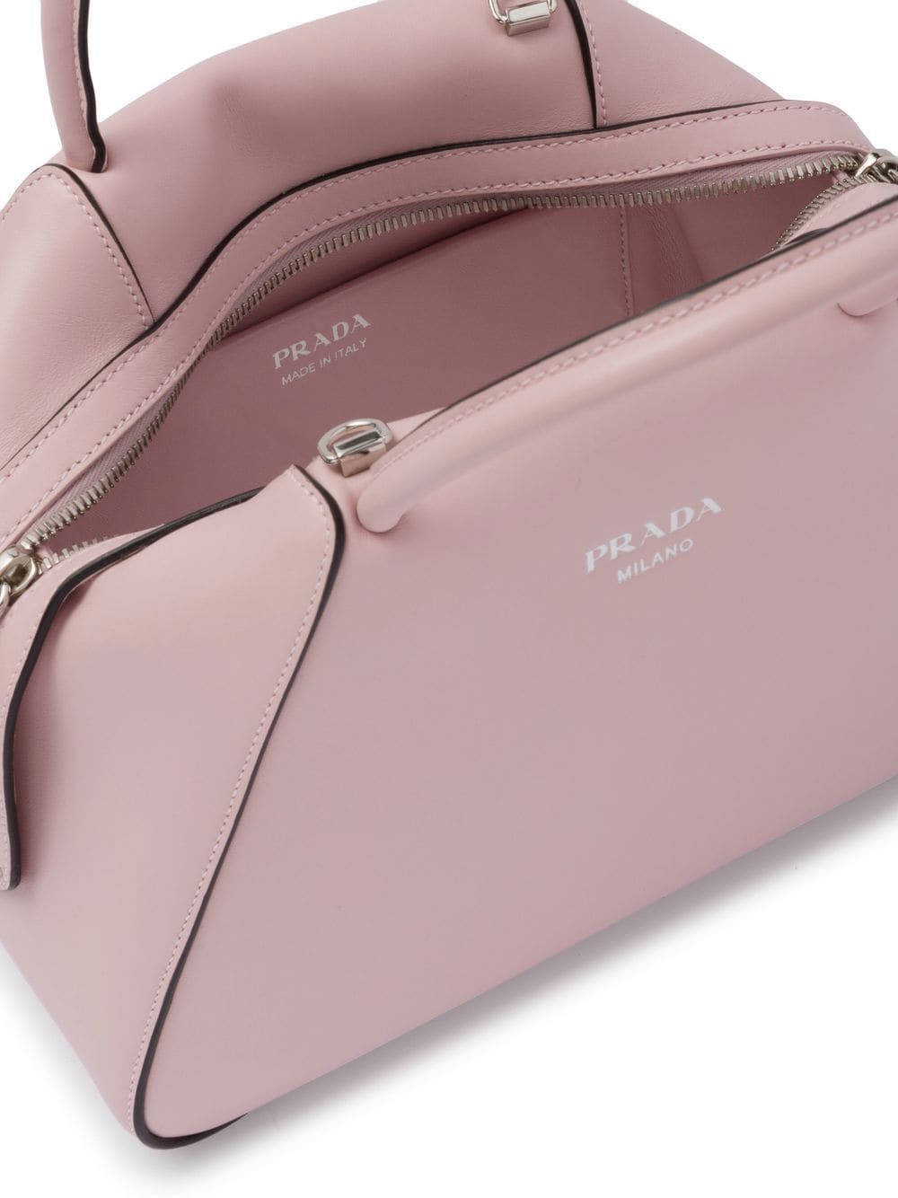 Pra*a small logo-print tote bag