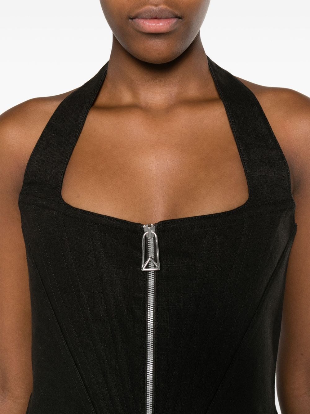 Bo*te*ga ve*ne*ta   halterneck linen jumpsuit