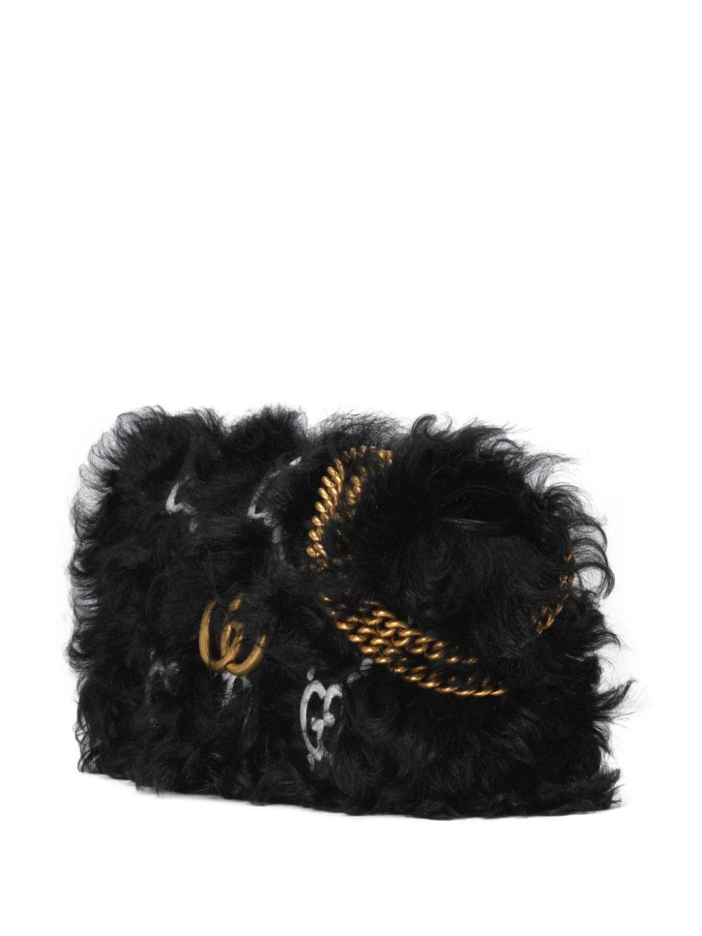 G*u*i small gg marmont cotton shoulder bag