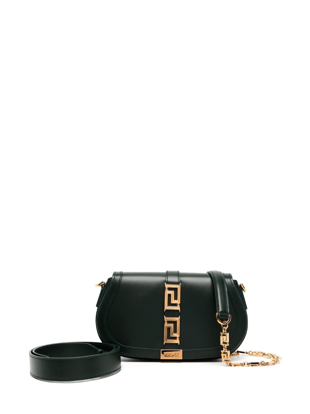 Versace Greca Goddess leather shoulder bag