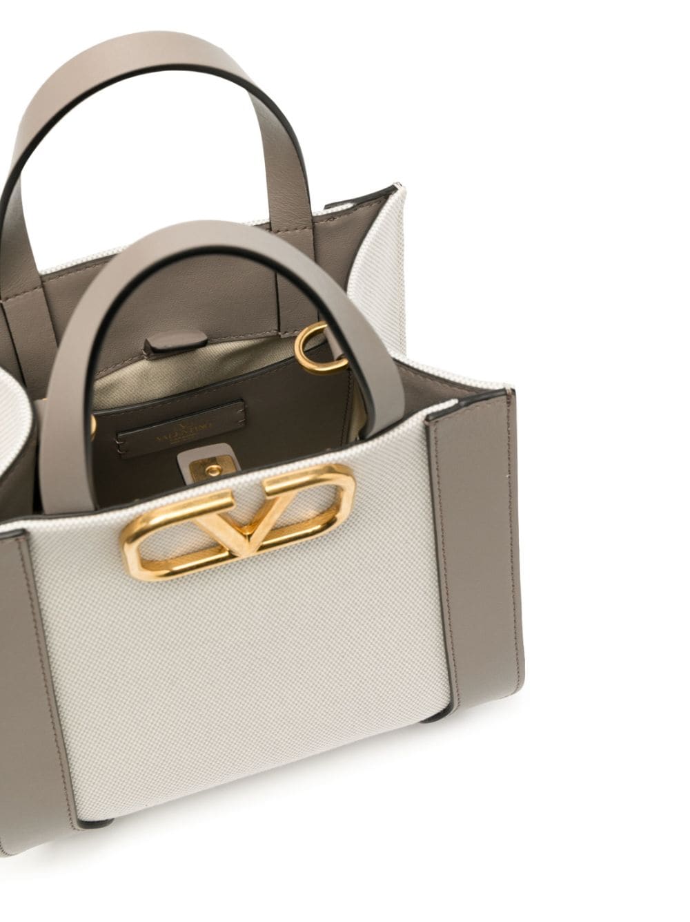 Valentino Garavani small VLogo canvas tote bag
